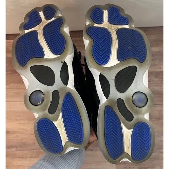 Air Jordan 6 Rings Black / Blue sz 7.5 - Picture 5 of 6